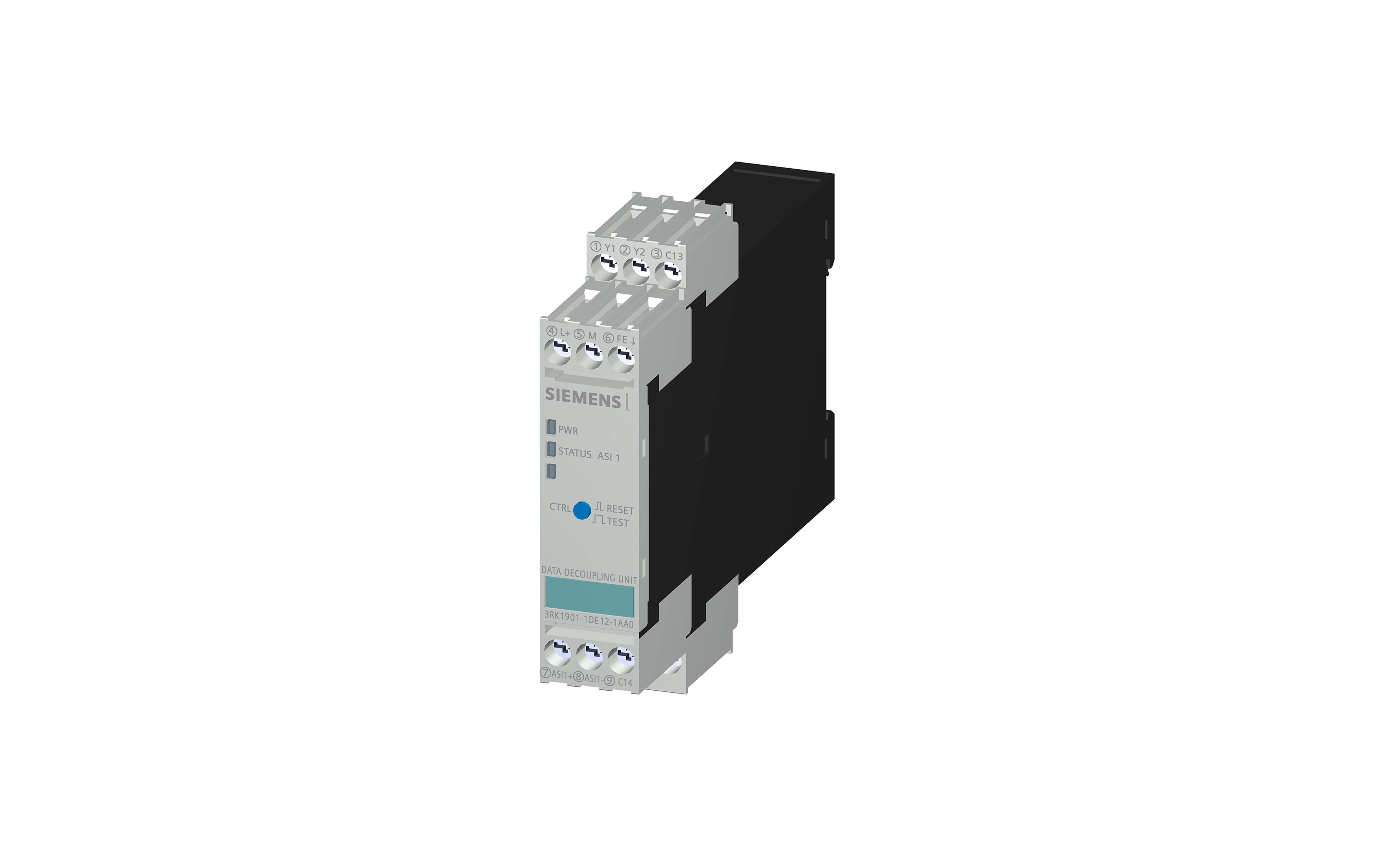 ماژول AS-i data decoupler زیمنس با کد فنی 3RK1901-1DE12-1AA0