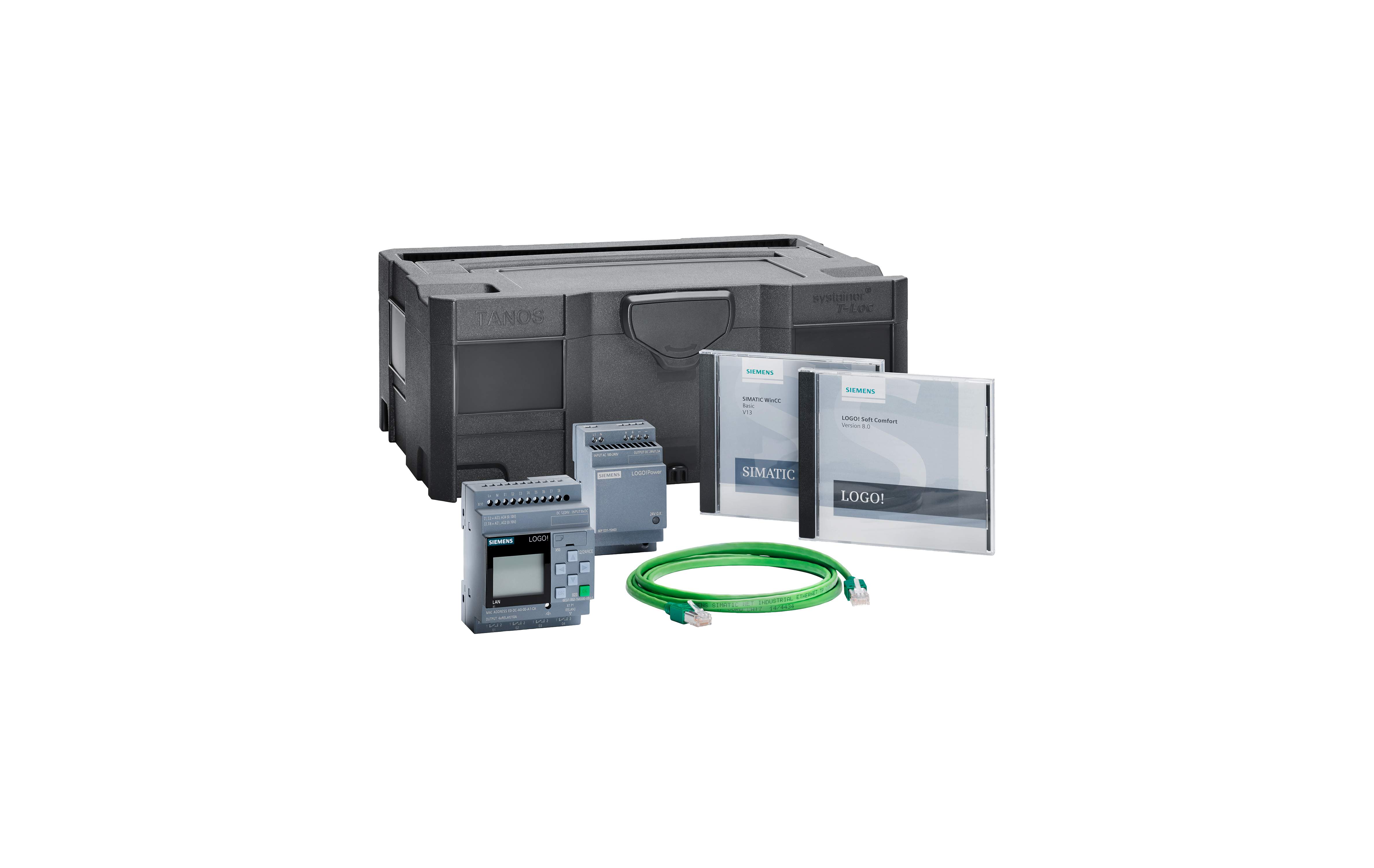 استارتر کیت لوگو! زیمنس LOGO! starter kit 12/24RCE V8.3 با کد فنی 6ED1057-3BA01-0AA8