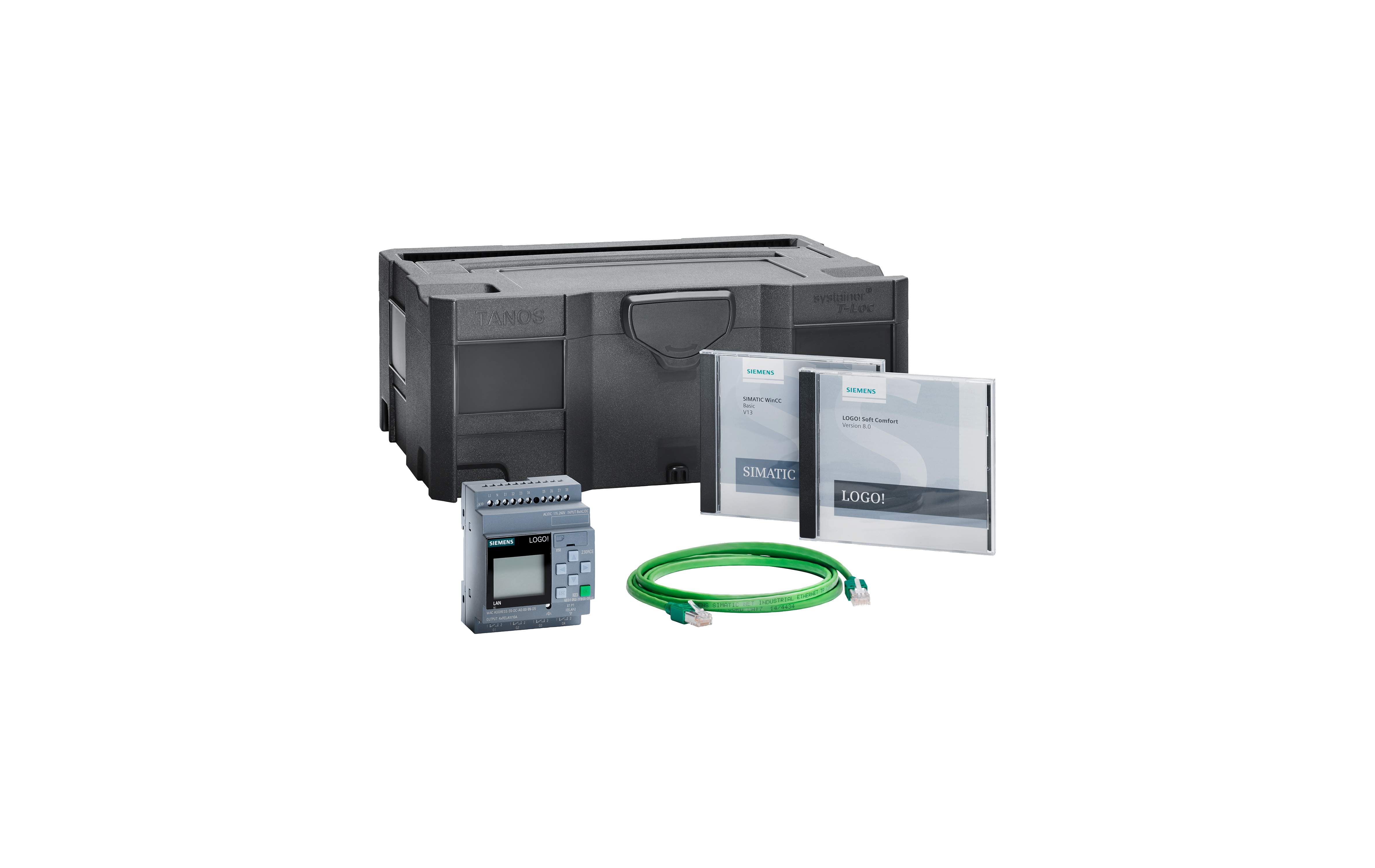استارتر کیت لوگو! زیمنس  LOGO! starter kit 230RCE V8.3 با کد فنی 6ED1057-3BA03-0AA8
