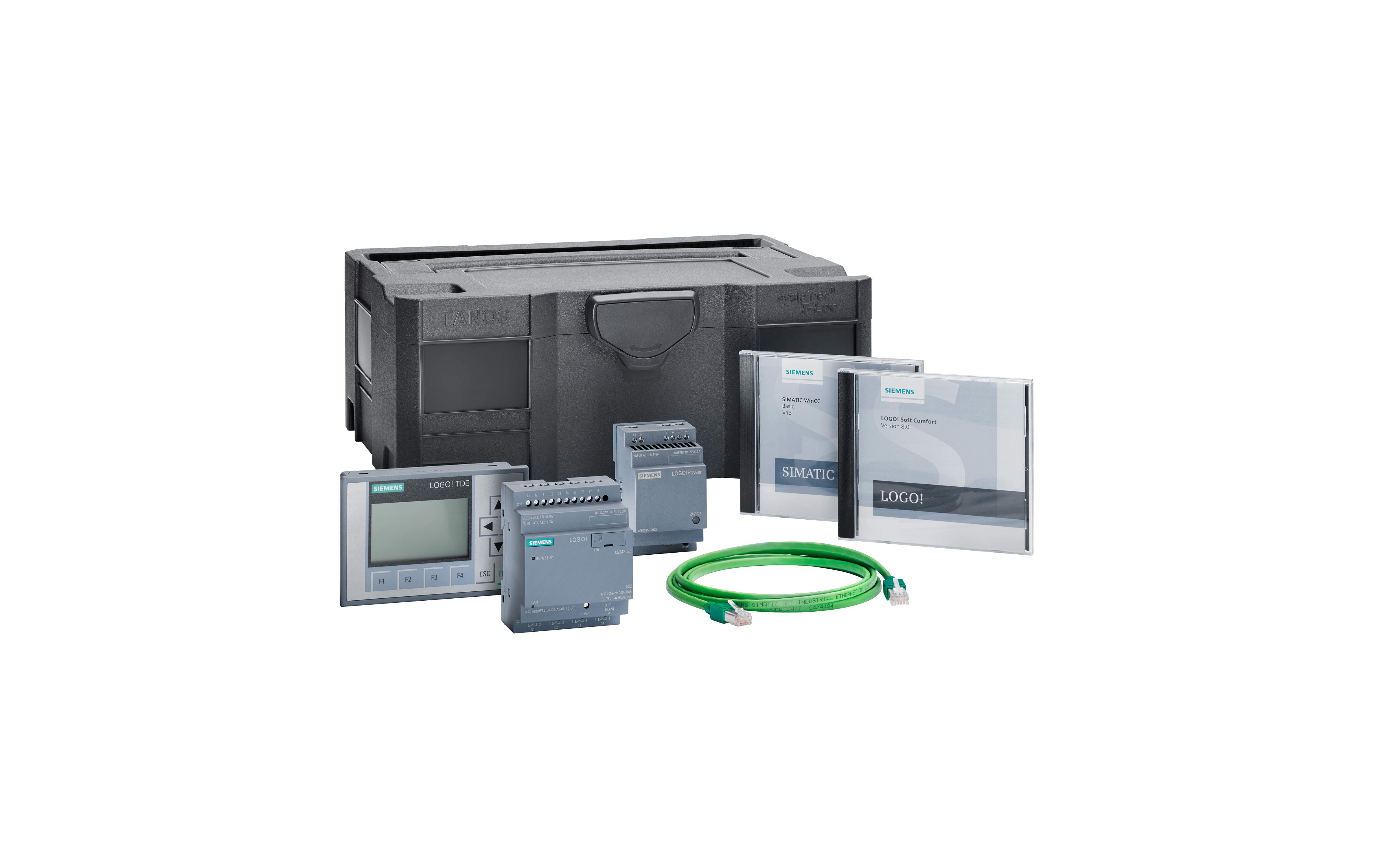 استارتر کیت لوگو! زیمنس LOGO! TD starter kit 12/24 V8.3 با کد فنی 6ED1057-3BA11-0AA8