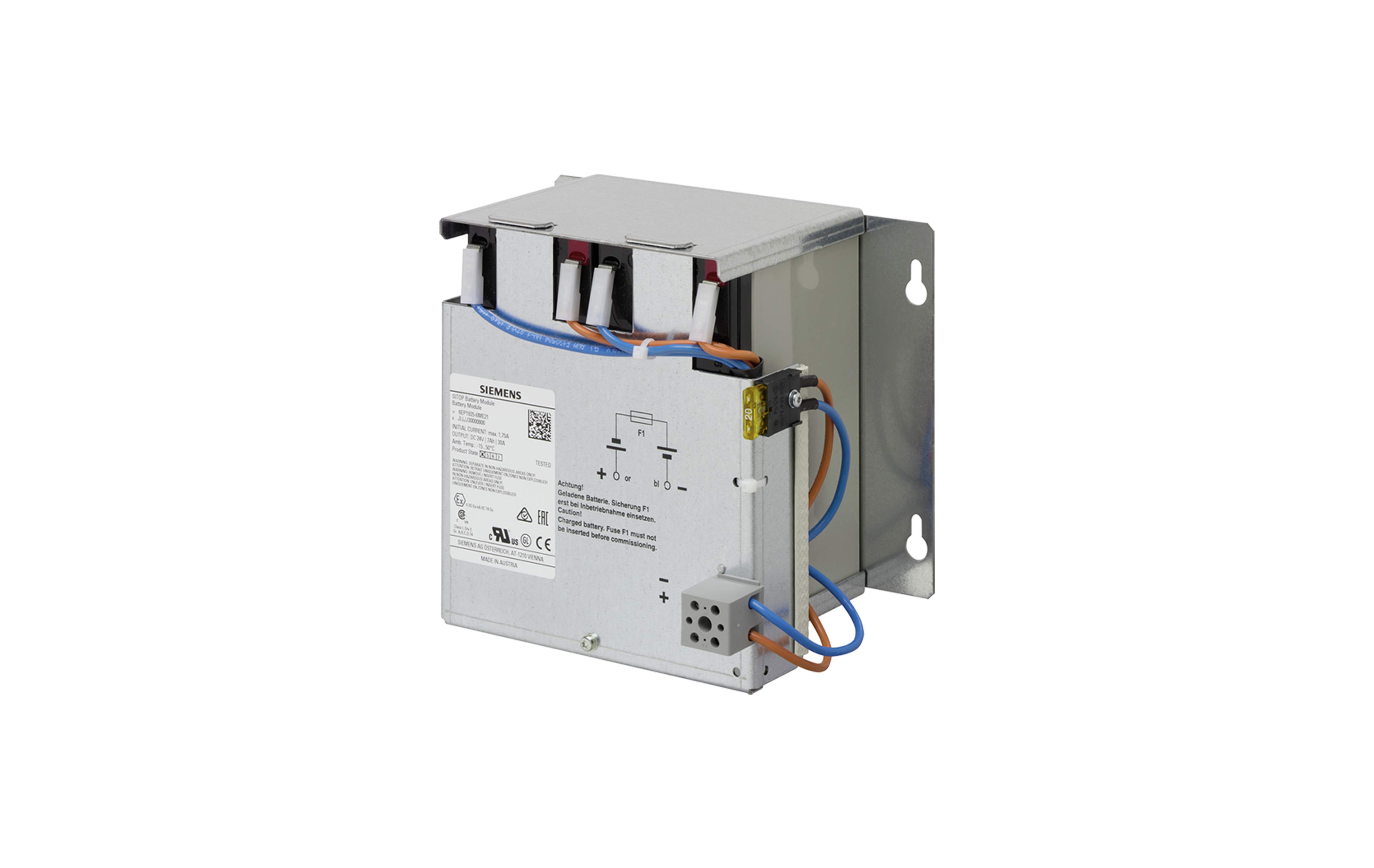 ماژول باتری SITOP زیمنس SITOP battery module 24 V/7 Ah با کد فنی 6EP1935-6ME21