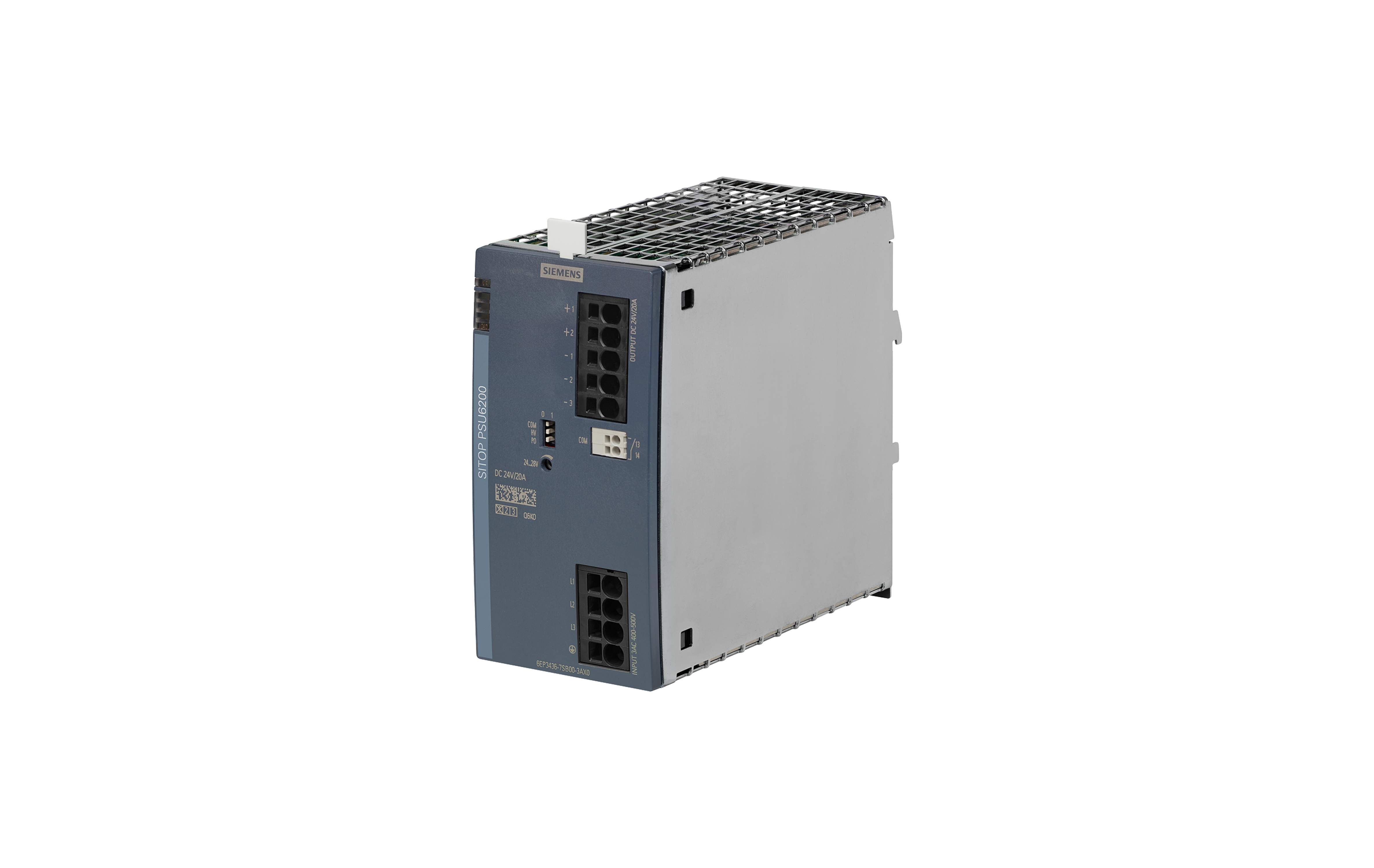 منبع تغذیه زیمنس SITOP PSU6200 Ex 24 V/20 A با کد فنی 6EP3436-7SC00-3AX0