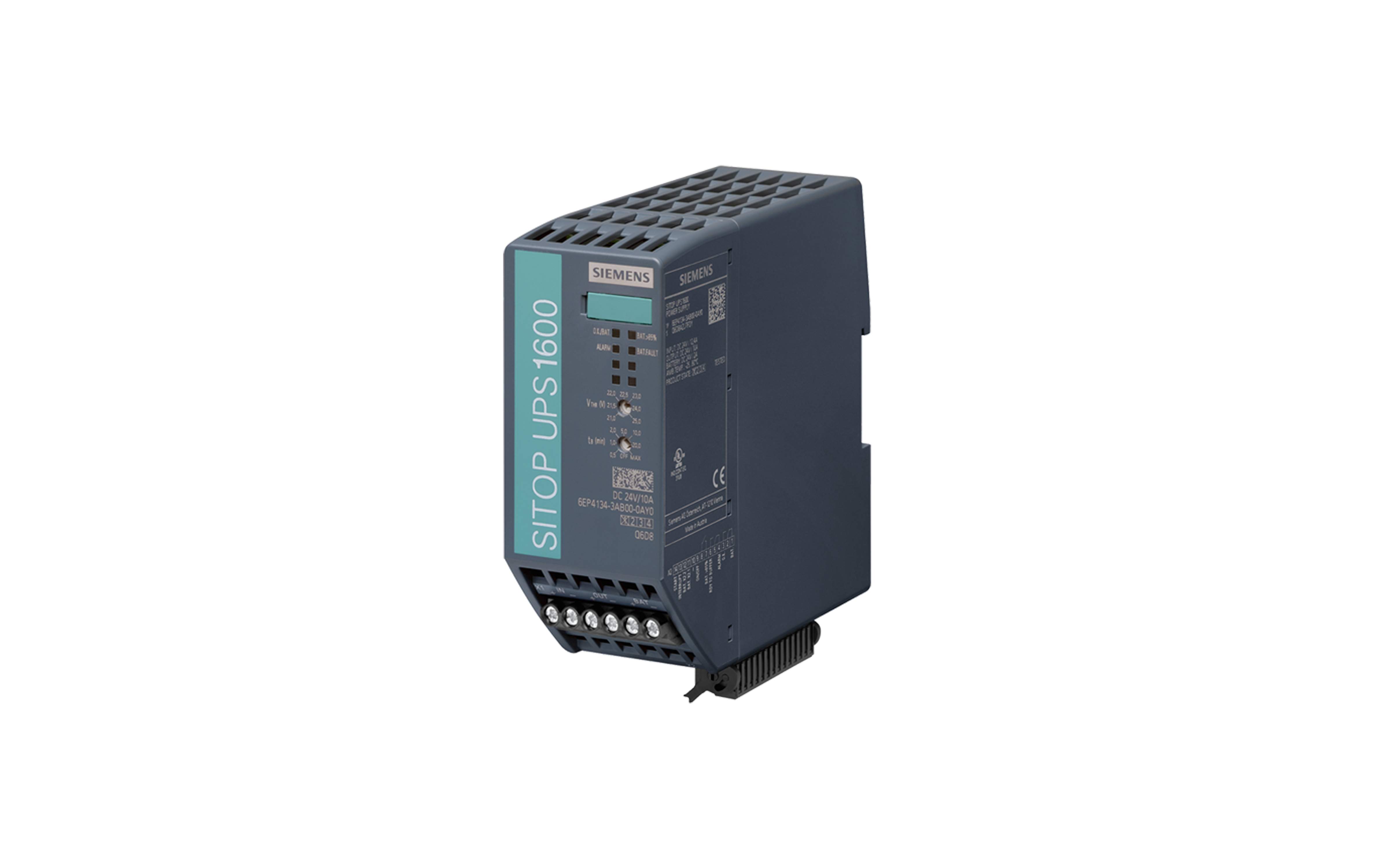 ماژول یو پی اس زیمنس SITOP UPS1600 10 A با کد فنی 6EP4134-3AB00-0AY0