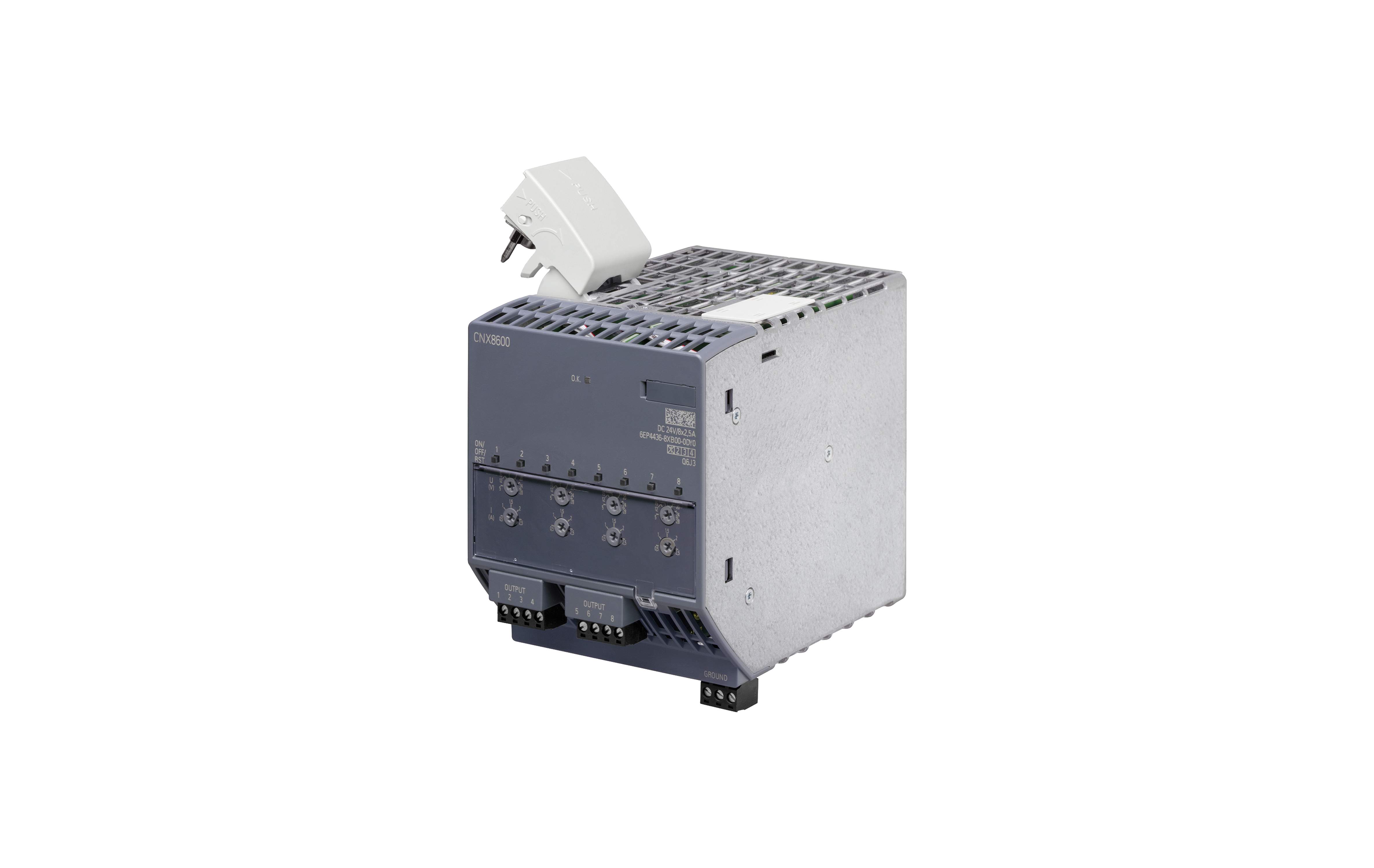 منبع تغذیه زیمنس SITOP CNX8600 8x2.5 A با کد فنی 6EP4436-8XB00-0DY0