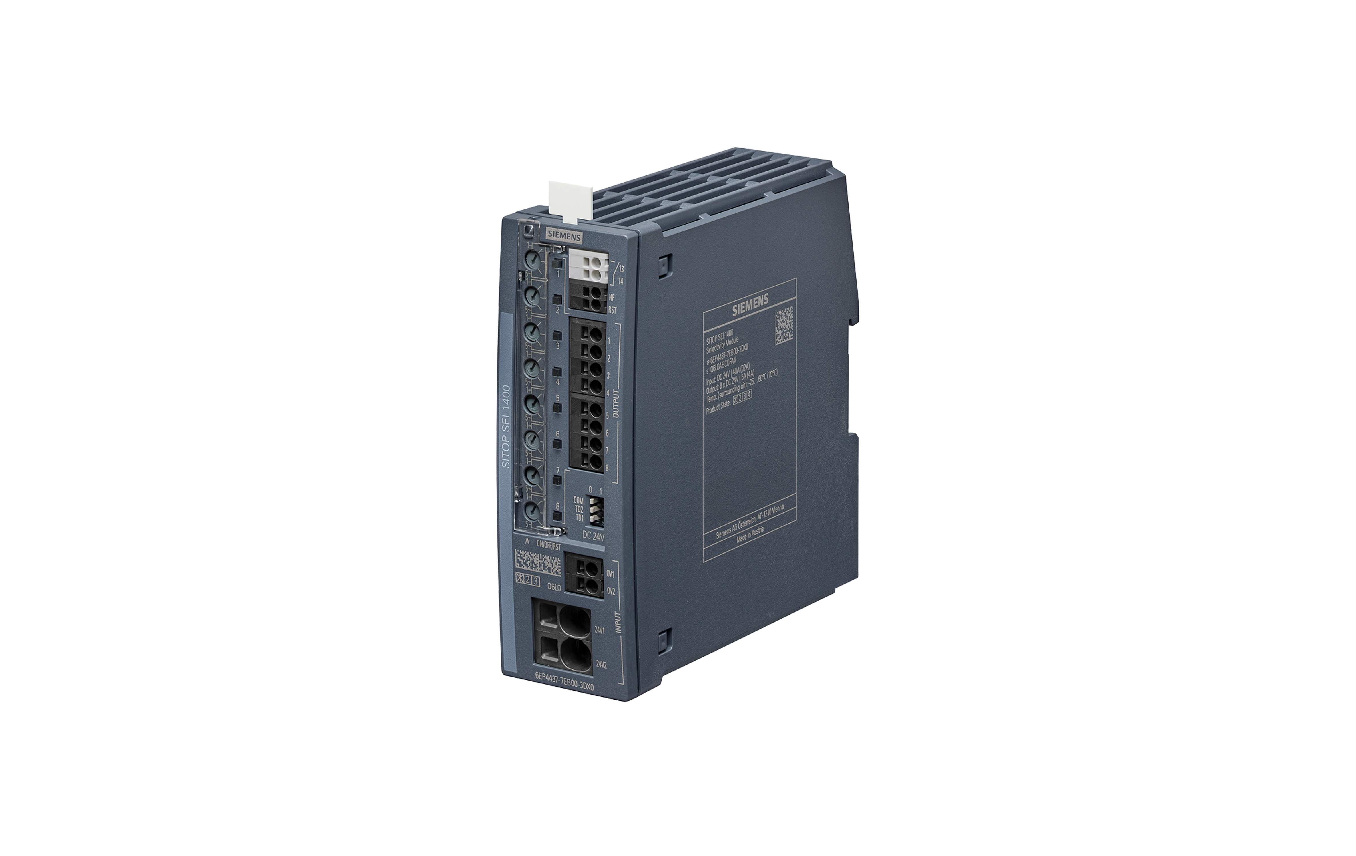 ماژول گزینشی زیمنس SITOP SEL1400 5 A با کد فنی 6EP4437-7EB00-3DX0