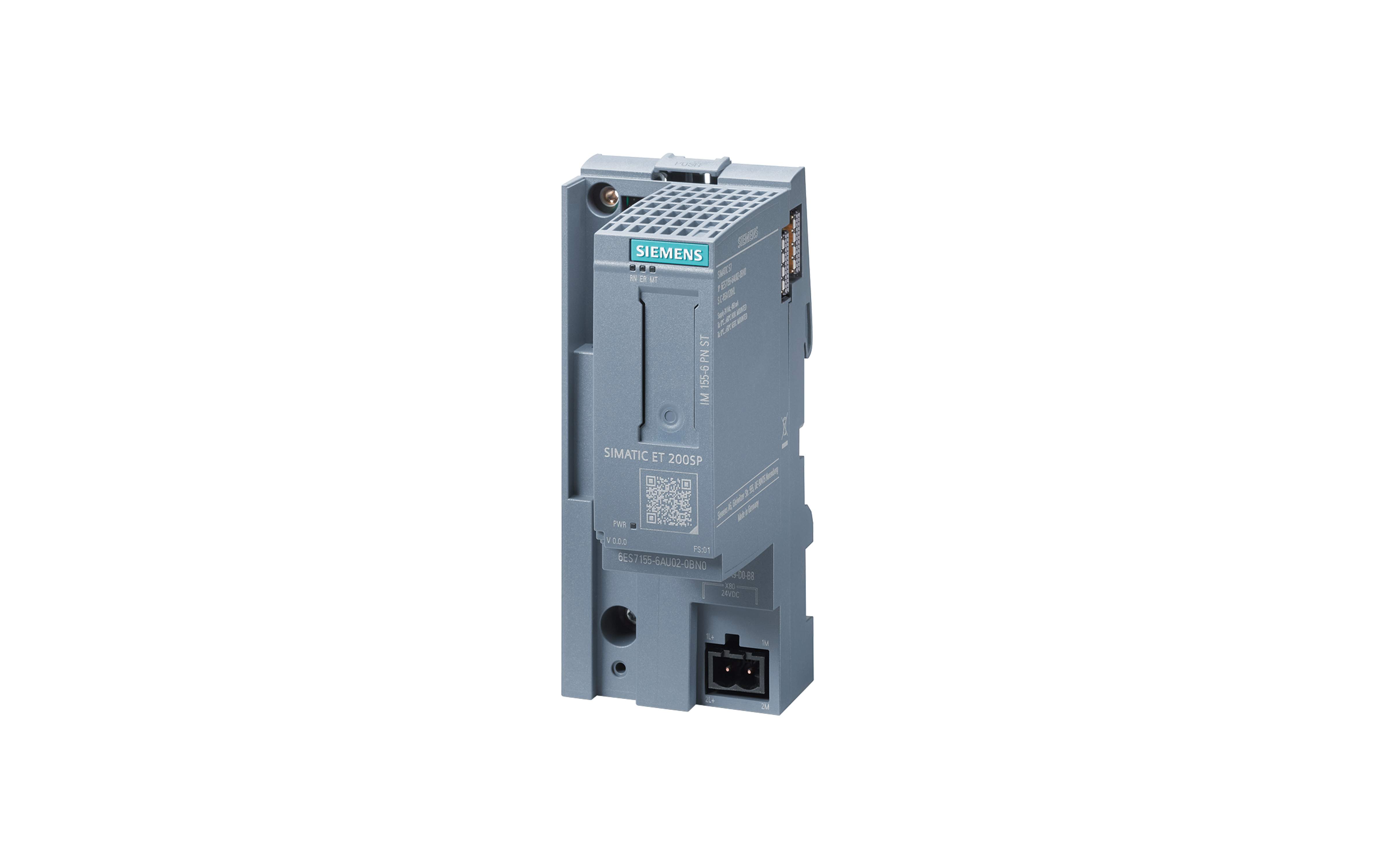 ماژول ارتباطی سری ET 200SP زیمنس IM 155-6 PN ST با کد فنی 6ES7155-6AU02-0BN0