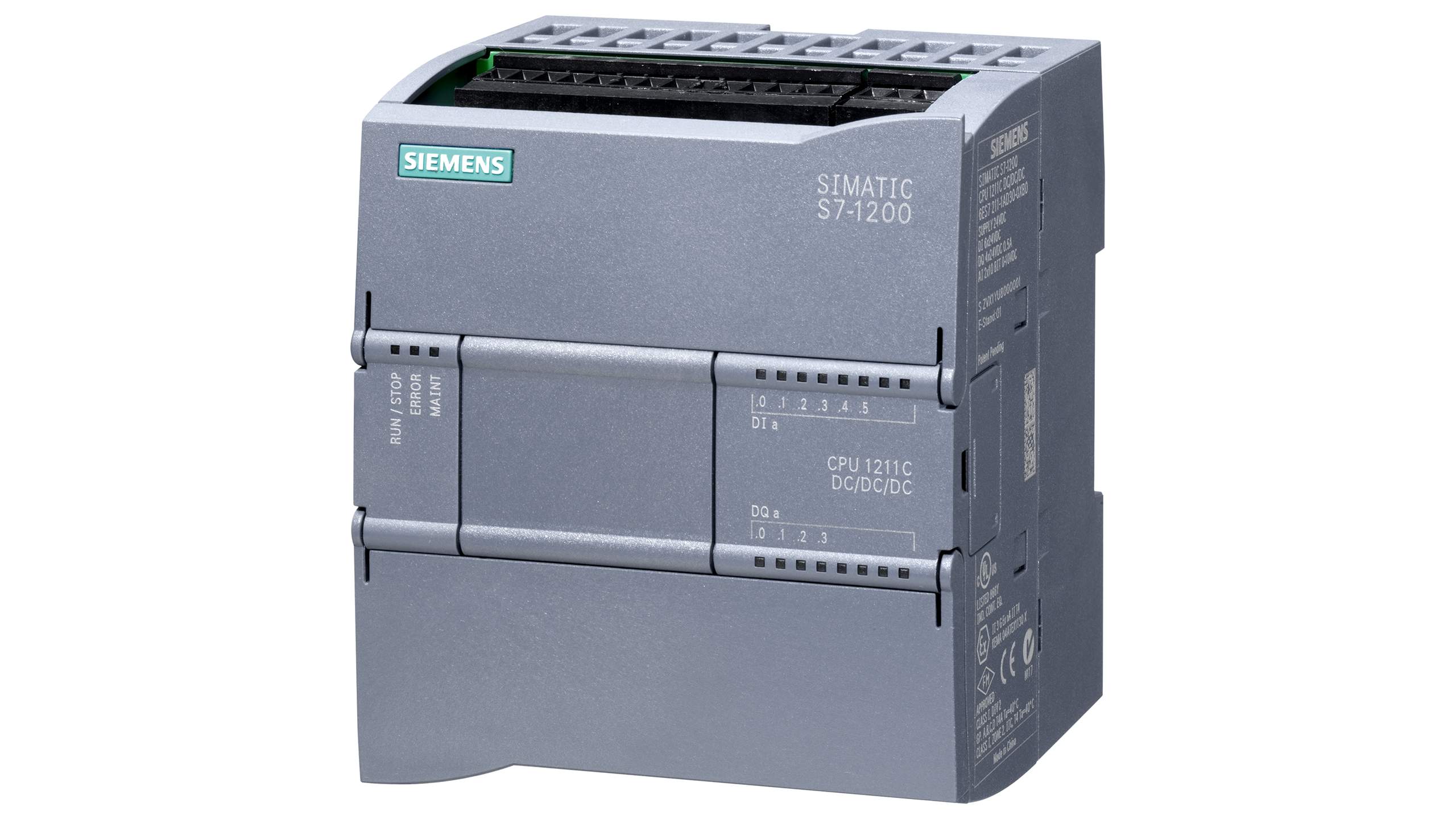 سی پی یو کامپکت سری ۱۲۰۰ زیمنس مدل CPU 1211C DC/DC/DC با کد فنی 6ES7211-1AE40-0XB0