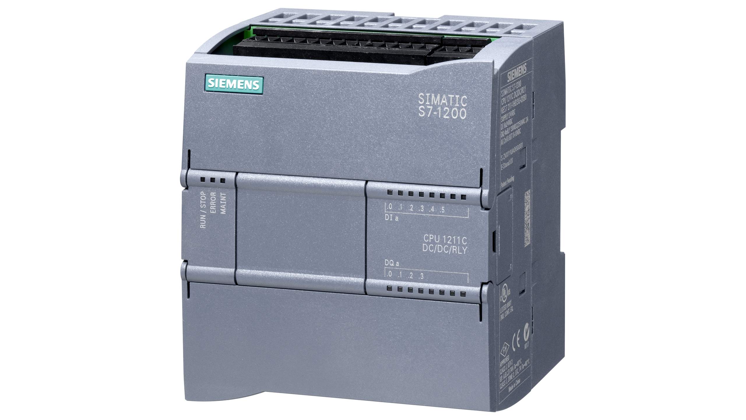 سی پی یو کامپکت سری ۱۲۰۰ زیمنس مدل CPU 1211C DC/DC/relay با کد فنی 6ES7211-1HE40-0XB0