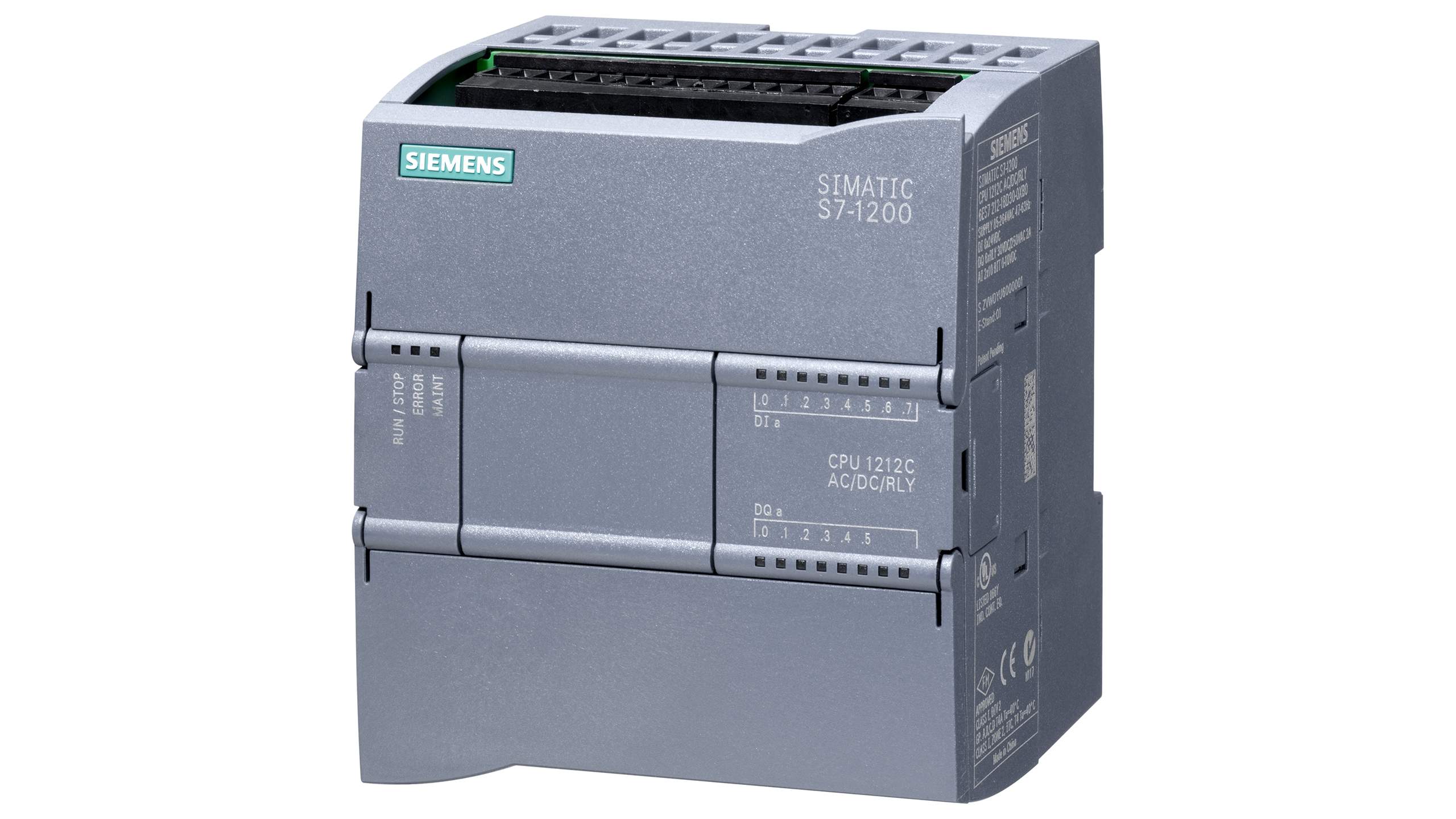 سی پی یو کامپکت سری ۱۲۰۰ زیمنس مدل CPU 1212C AC/DC/relay با کد فنی 6ES7212-1BE40-0XB0