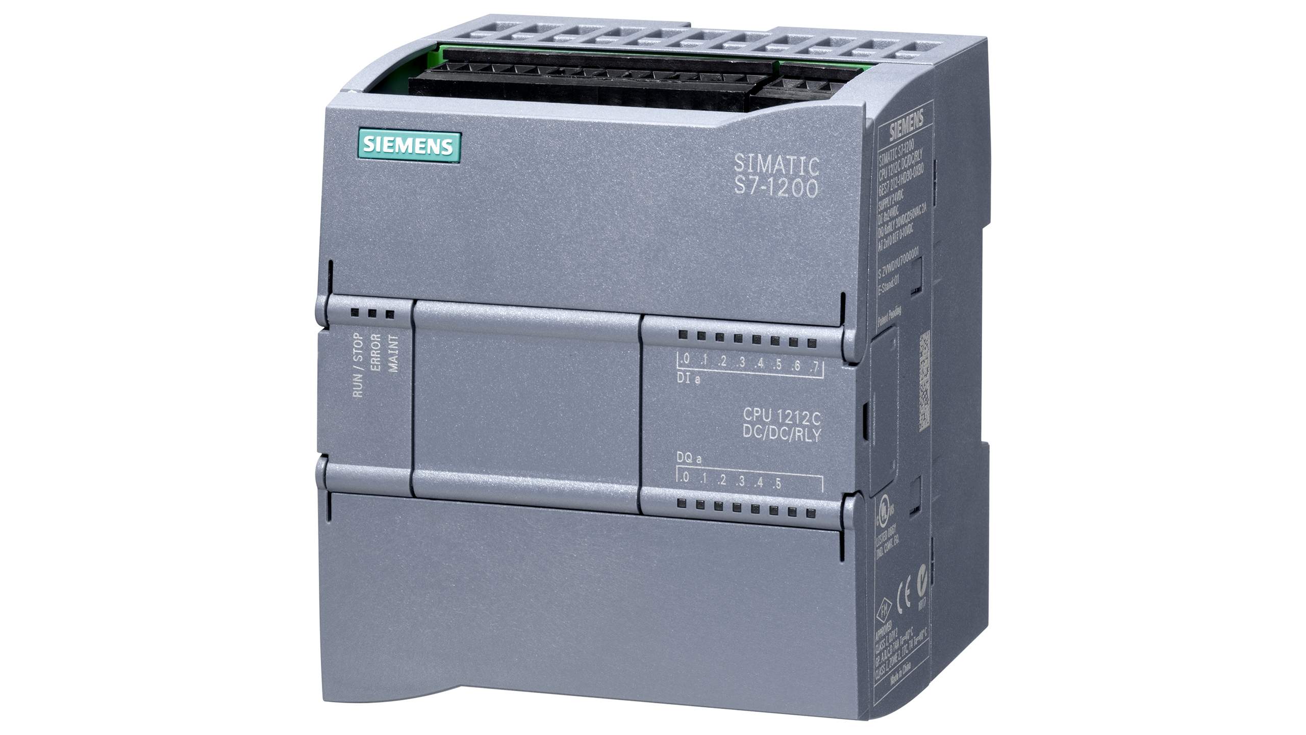 سی پی یو کامپکت سری ۱۲۰۰ زیمنس مدل CPU 1212C DC/DC/relay با کد فنی 6ES7212-1HE40-0XB0