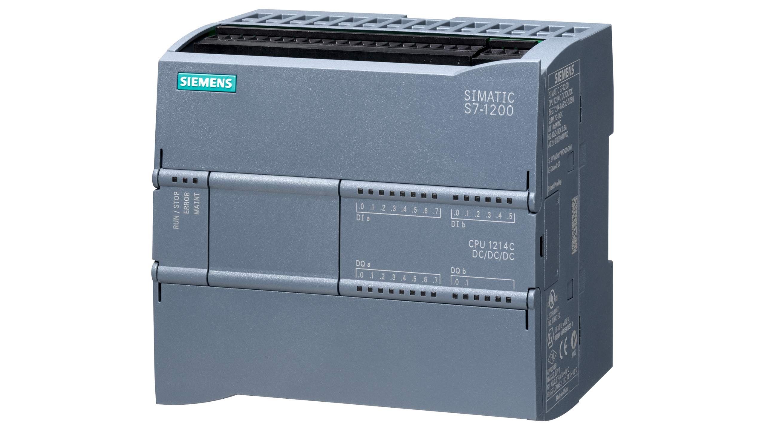 سی پی یو کامپکت سری ۱۲۰۰ زیمنس مدل CPU 1214C DC/DC/DC با کد فنی 6ES7214-1AG40-0XB0
