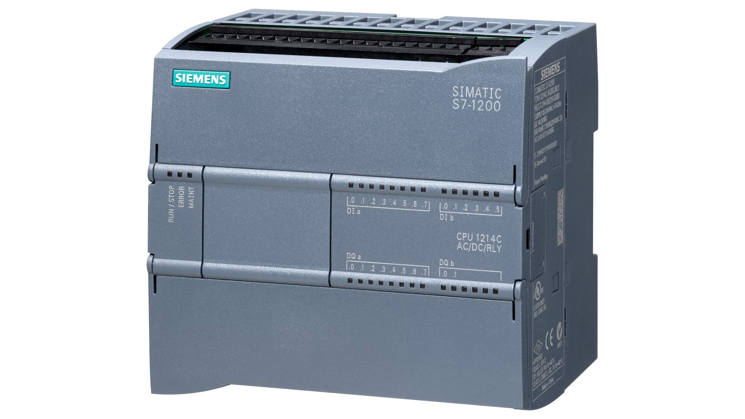 سی پی یو کامپکت سری ۱۲۰۰ زیمنس مدل CPU 1214C AC/DC/relay با کد فنی 6ES7214-1BG40-0XB0