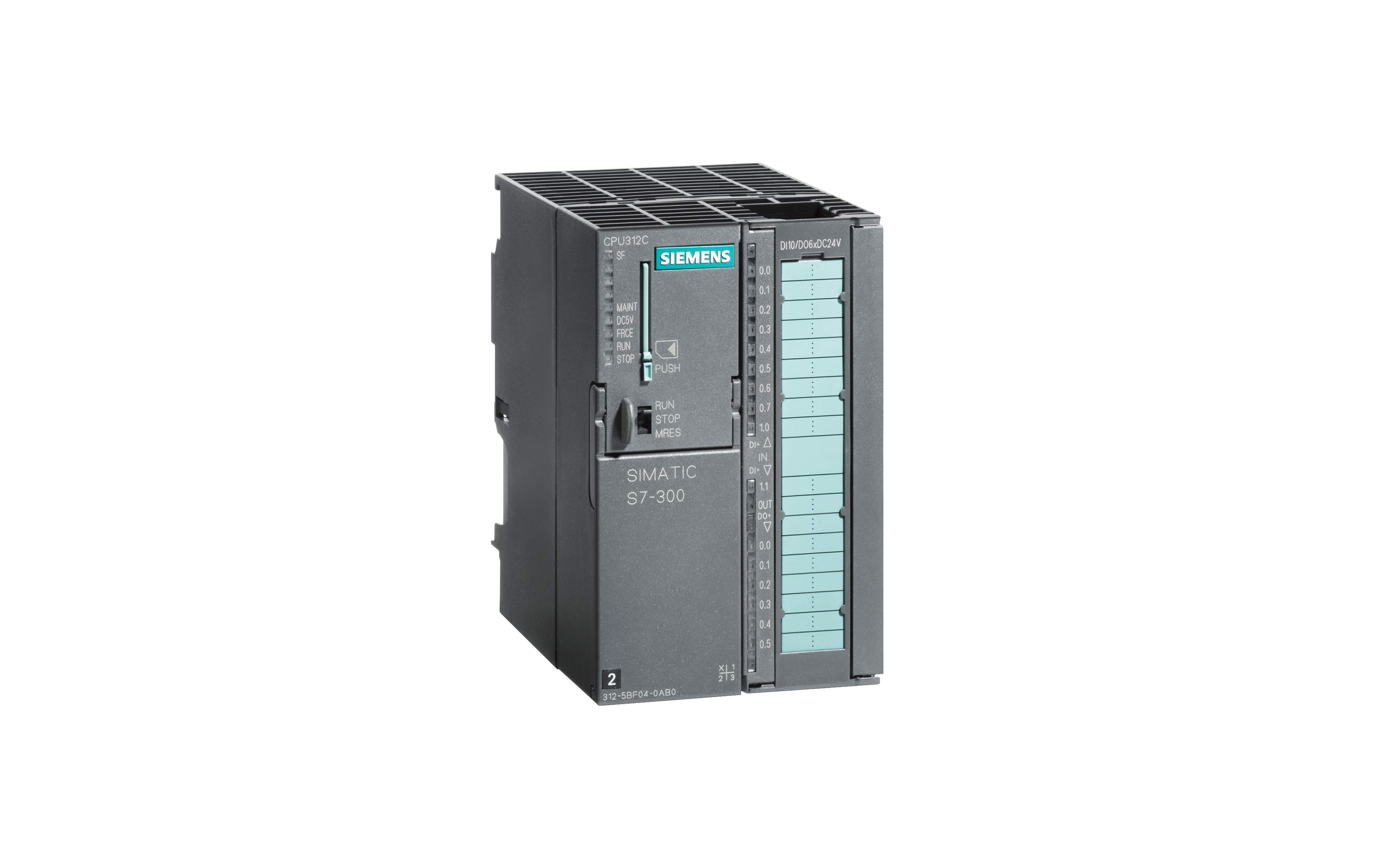 سی پی یو سری ۳۰۰ زیمنس مدل CPU 312C با کد فنی 6ES7312-5BF04-0AB0