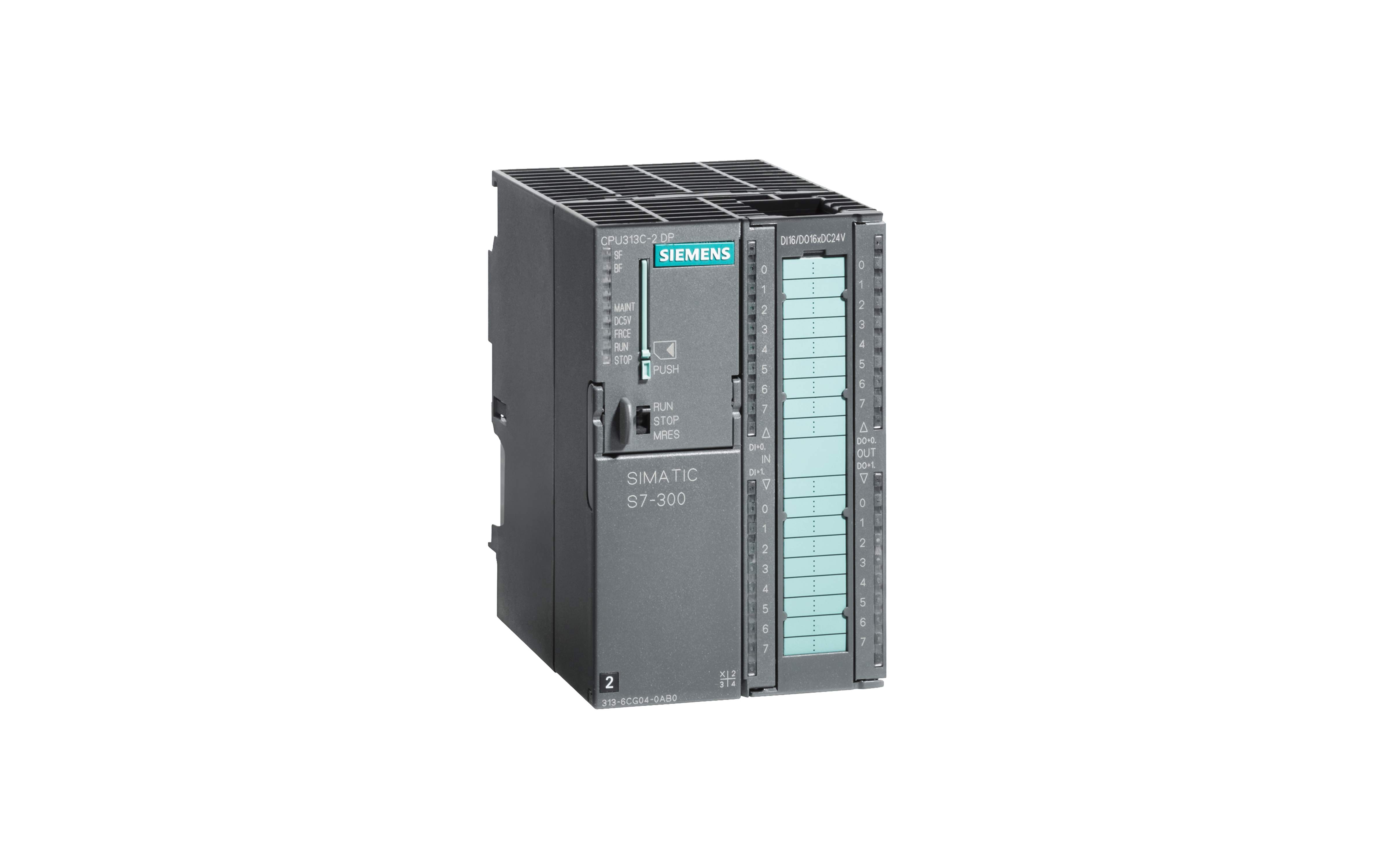 سی پی یو کامپکت سری ۳۰۰ زیمنس مدل CPU 313C-2 DP با کد فنی 6ES7313-6CG04-0AB0