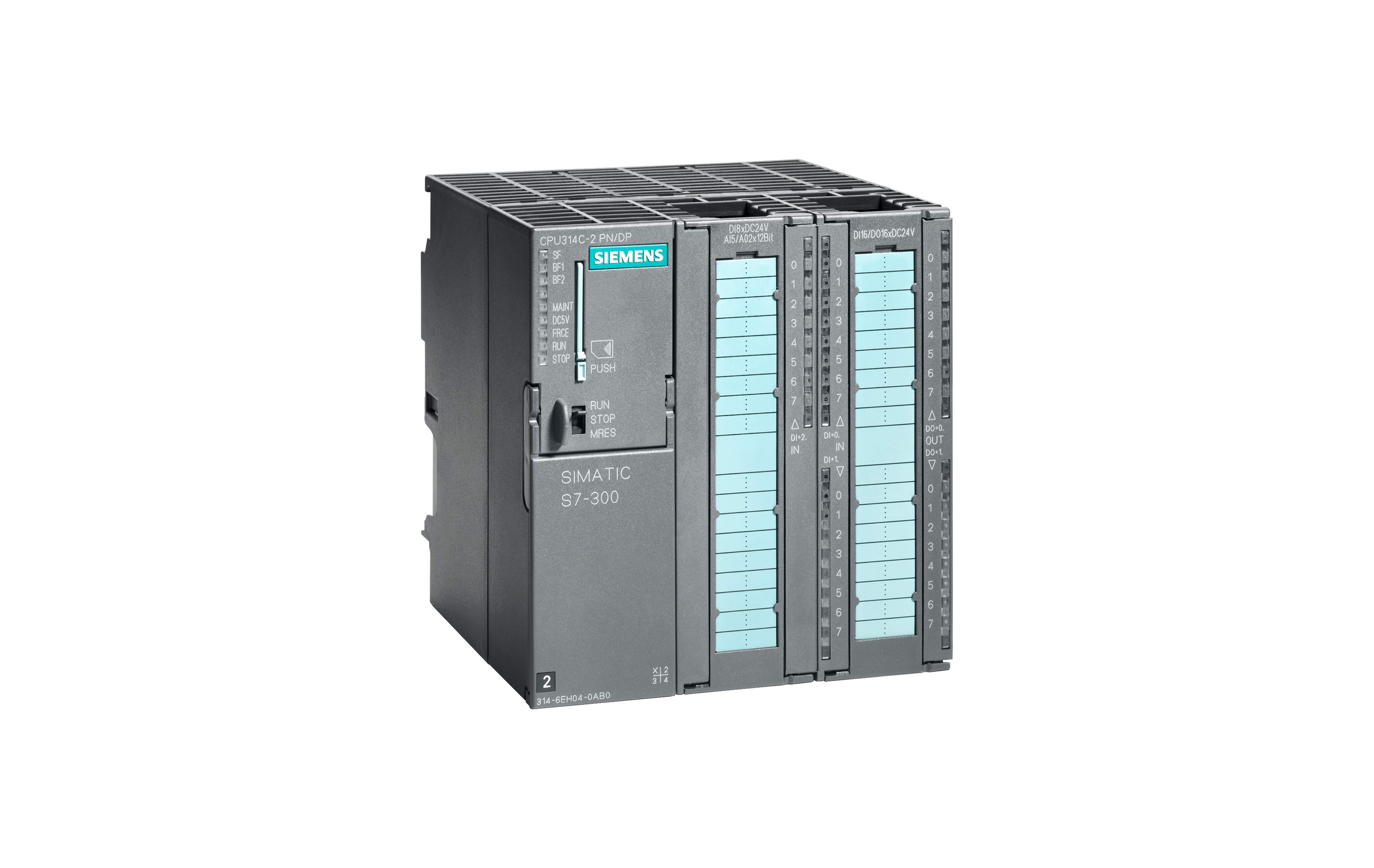 سی پی یو کامپکت سری ۳۰۰ زیمنس مدل CPU 314C-2PN/DP با کد فنی 6ES7314-6EH04-0AB0