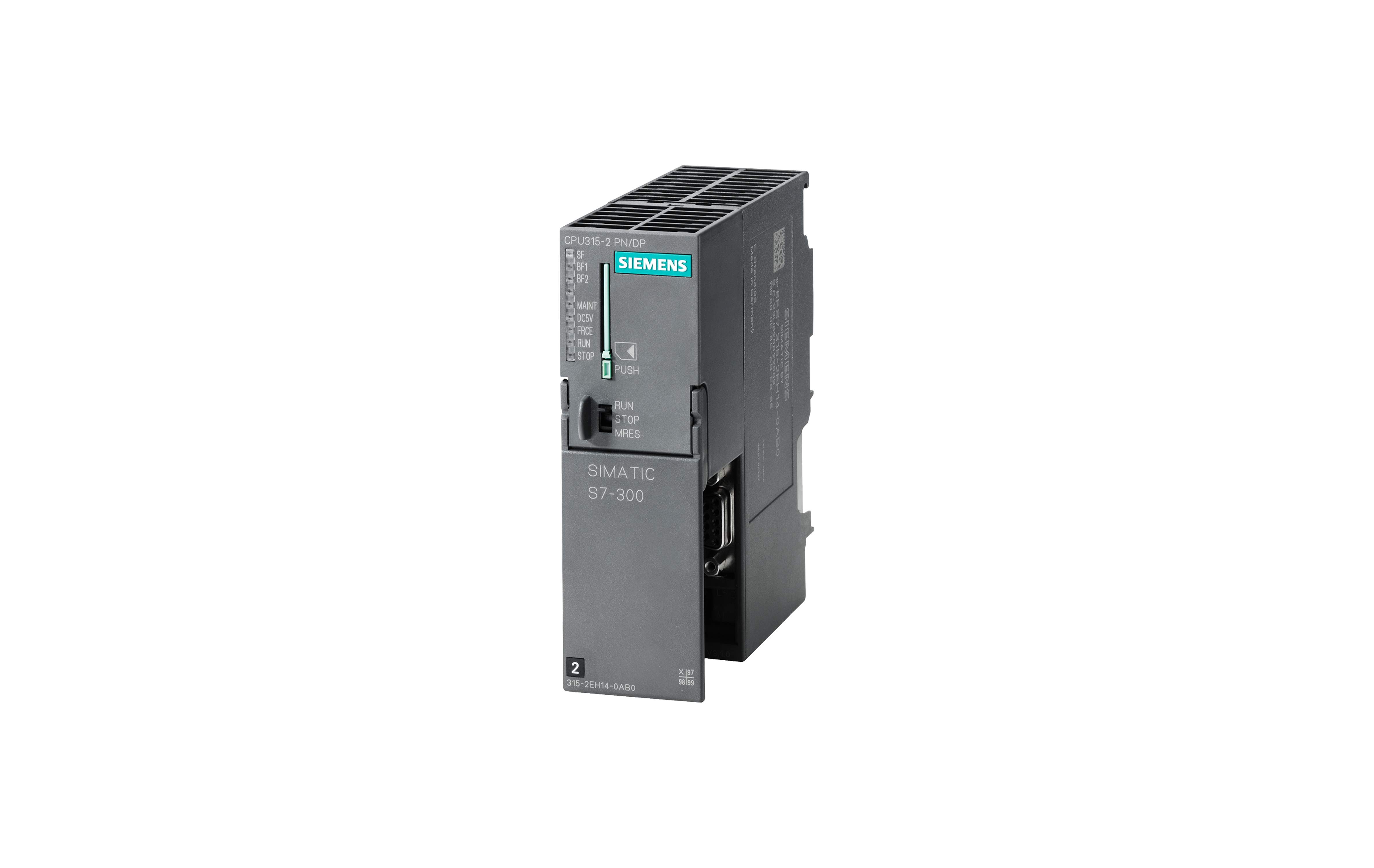 سی پی یو استاندارد سری ۳۰۰ زیمنس مدل CPU 315-2 PN/DP با کد فنی 6ES7315-2EH14-0AB0