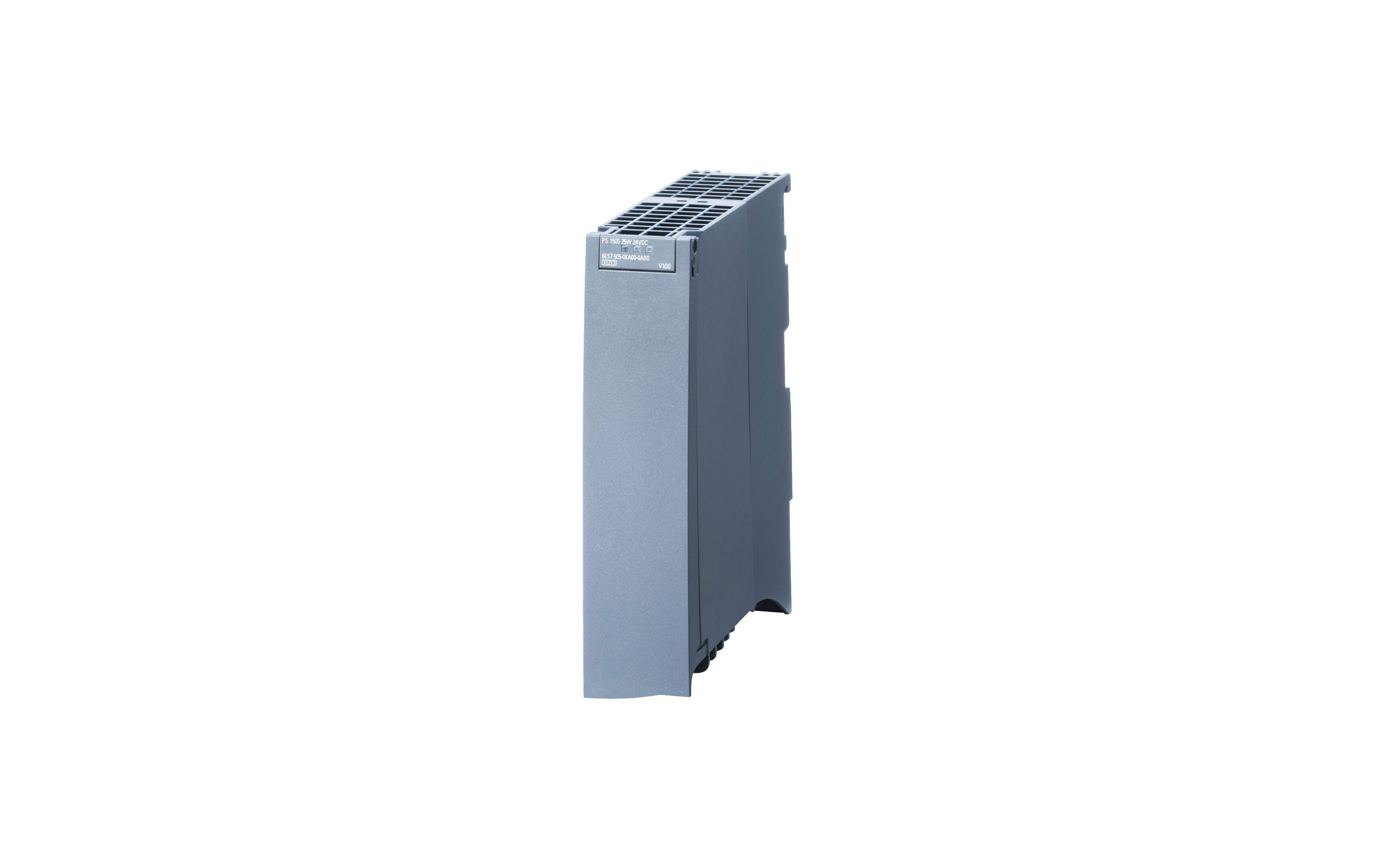 منبع تغذیه سری ۱۵۰۰ زیمنس PS 25W 24 V DC با کد فنی 6ES7505-0KA00-0AB0
