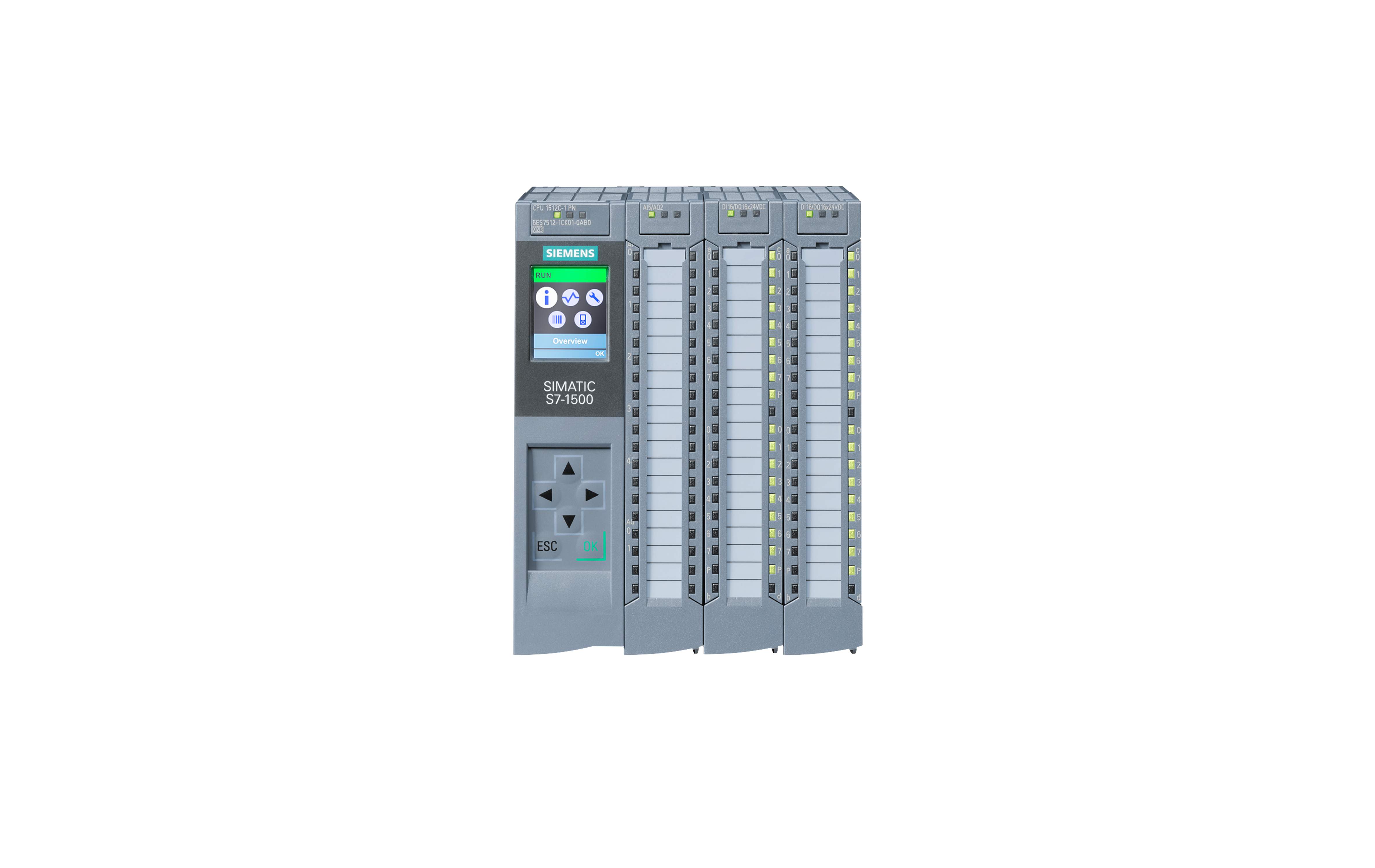 سی پی یو کامپکت سری ۱۵۰۰ زیمنس مدل CPU 1512C-1 PN با کد فنی 6ES7512-1CM03-0AB0