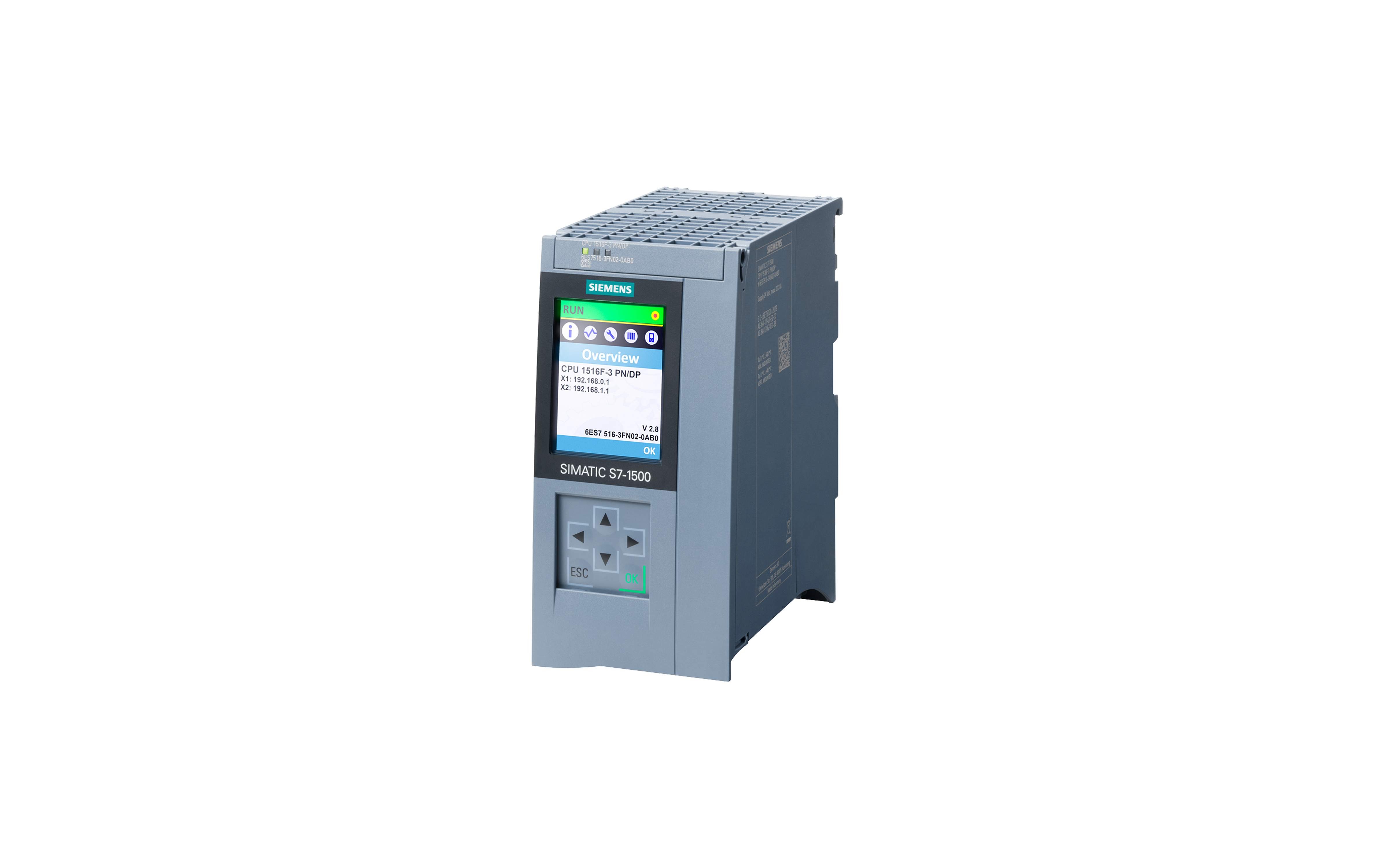 سی پی یو Fail-safe سری ۱۵۰۰ زیمنس مدل CPU 1516F-3 PN/DP با کد فنی 6ES7516-3FP03-0AB0